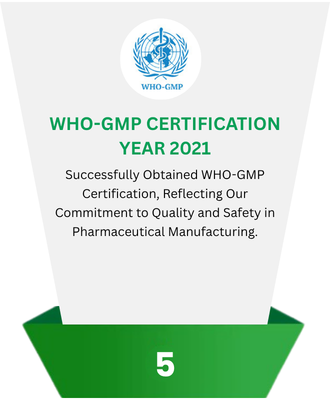 WHO GMP Certification