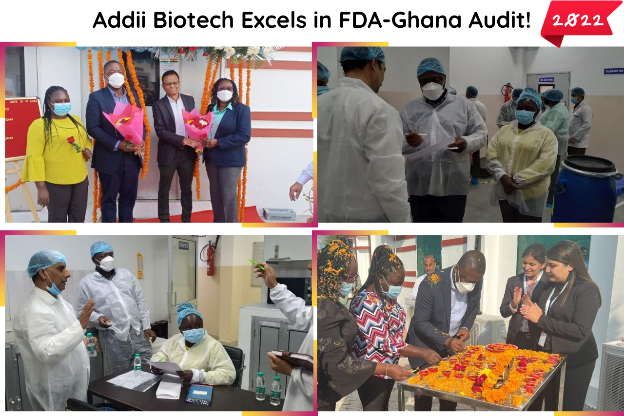 Addii Biotech Excels in FDA Ghana Audit